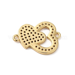 Латунное покрытие стойки микро паве кубический цирконий соединительные подвески&nbsp;KK-O142-26G