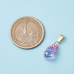 Стеклянные подвески из бисера PALLOY-MZ00590