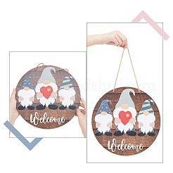 Печатные деревянные большие подвески WOOD-WH0115-04