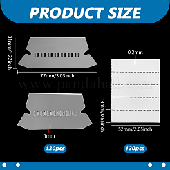 Вкладки индекса пвх&nbsp;AJEW-WH0609-201