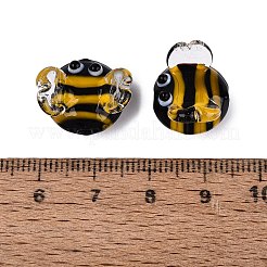Perles vernissées manuelles&nbsp;LAMP-Q039-16