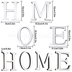 Акриловые зеркальные наклейки на стену&nbsp;DIY-CN0001-07