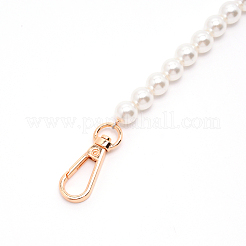 Ручки для мешков с круглыми бусинами из белого акрила&nbsp;FIND-TAC0006-21B-01