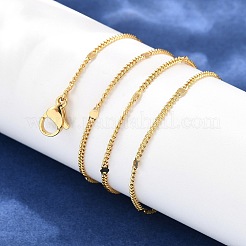 Латунь цепи ожерелья&nbsp;MAK-L009-11G