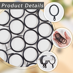 Железная драпировка скользящие кольца для проушин IFIN-SP0001-17A-EB