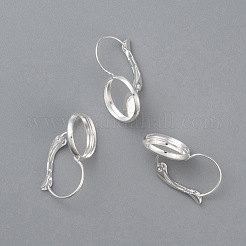 Montature per orecchini a leva in acciaio inossidabile 304&nbsp;LS-STAS-F191-03S-8mm