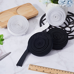 Плоский нескользящий эластичный шнур из полиэстера OCOR-GF0003-16A-02