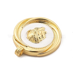 Латунь эмаль подвески&nbsp;KK-L228-21G