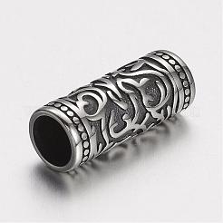 Трубчатые бусины из нержавеющей стали 304 STAS-D166-49AS