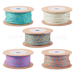 5 Rolle 5 Farben 20m 18-lagige Baumwollkordel&nbsp;OCOR-TA0003-64A