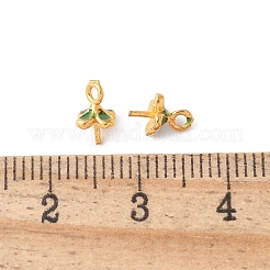 Латунные эмалевые ушковые штифты для крепления колышков&nbsp;KK-K399-07A-G