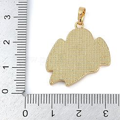 Хэллоуин стойка покрытие латунные эмалированные подвески KK-U032-10A-G