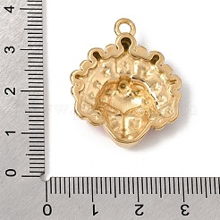 304 Edelstahl-Emaille-Anhänger&nbsp;SA-CBAA9A2-03G-03