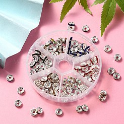 120 шт. 6 цвета железные плоские круглые разделительные бусины IFIN-YW0001-53