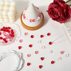 3 нить 3-х цветных прозрачных стеклянных бусин GLAA-PA0001-07