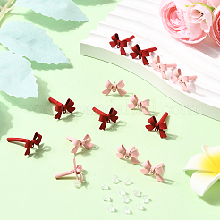 32 шт. 2-цветная фурнитура для сережек-гвоздиков из сплава&nbsp;FIND-BBC0004-33