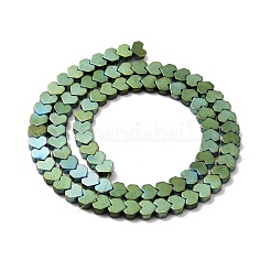 Нити немагнитных синтетических гематитовых бусин с вакуумным покрытием pvd G-G849-08