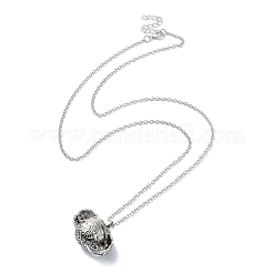 Colliers avec pedentifs en alliage&nbsp;NJEW-H031-01B-AS