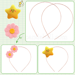 30 шт. аксессуары для волос железные резинки для волос фурнитура OHAR-GF0001-32