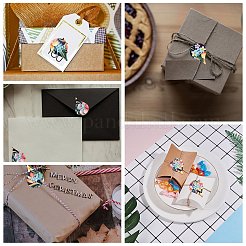 Слово спасибо слезинка ролл наклейки&nbsp;LS-DIY-B031-04A