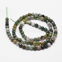 Природного индийского агата бисер нитей&nbsp;G-G736-31-4mm