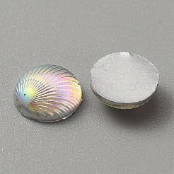 Cabochons di opaco resina&nbsp;CRES-WH0010-044A