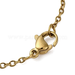 Collane con catena in acciaio inossidabile 304&nbsp;NJEW-MZ00119-06