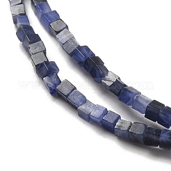 Природный содалит бисер нитей G-B064-A27