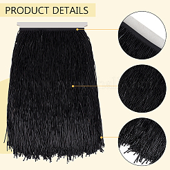 1 ярд пластиковой стеклярусной бусины для кисточки OCOR-BC0006-60B