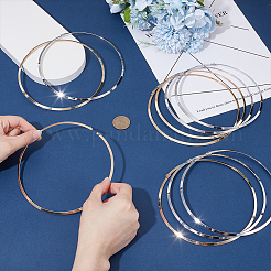 10 Stück 2 Farben Zinklegierung Choker Halskette machen&nbsp;NJEW-UN0001-85