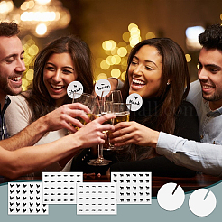 Etiquetas de copa de vino de papel en blanco&nbsp;CDIS-OC0001-07E