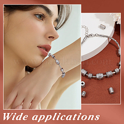 16 шт. 8 стиля бусин из нержавеющей стали 304 STAS-UN0060-60