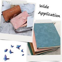 7 шт. 7-х цветная матовая ПВХ-ткань под кожу DIY-CL0002-20B