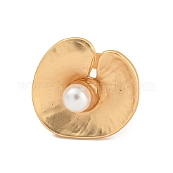 Регулируемые кольца из матового золотого сплава для женщин RJEW-K260-07H