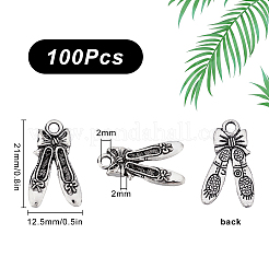 100 pièces pendentifs en alliage de style tibétain&nbsp;TIBE-SC0001-69