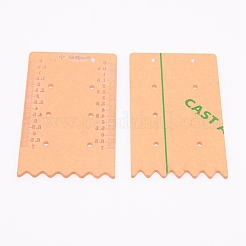 Ppプラスチックスクレーパー  石鹸作りの道具  長方形  フリル付き  透明  100x60x2.8mm  穴：3mm&nbsp;DIY-WH0181-30