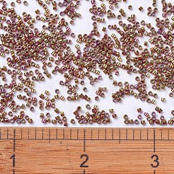 MIYUKIデリカビーズ  シリンダー  日本製シードビーズ  11/0  （db0501) 24ktゴールドアイリス  1.3x1.6mm  穴：0.8mm  約20000個/袋  100 G /袋&nbsp;SEED-J020-DB0501