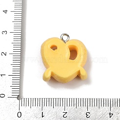 Подвески из непрозрачной смолы&nbsp;RESI-Q020-05E