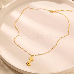 Женские кулоны-подвески ко Дню матери из нержавеющей стали 304 с силуэтом матери и ребенка&nbsp;AS6922-1