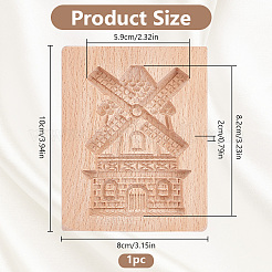 Молды для печенья из бука AJEW-WH0083-59C