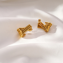 Pendientes de acero inoxidable 304 para mujer&nbsp;XN8295