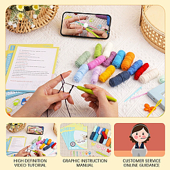 Наборы для вязания подставок своими руками DIY-SC0029-67