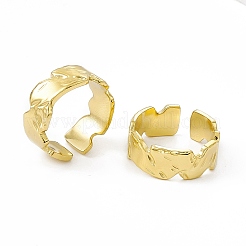 Anillo de acero inoxidable 304 con revestimiento iónico (IP) para mujer&nbsp;RJEW-C060-12G