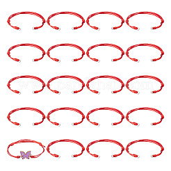 20шт регулируемый корейский вощеный полиэстеровый шнур для изготовления браслета&nbsp;BJEW-TAC0051-12