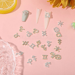 72 шт. 2 цвета 12 стиля сплава горный хрусталь кабошоны&nbsp;MRMJ-CA0001-53