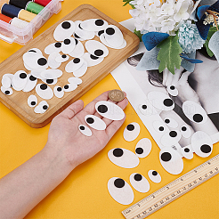 3 juego de ojos de muñeca hechos a mano en fieltro&nbsp;FIND-FG0004-12
