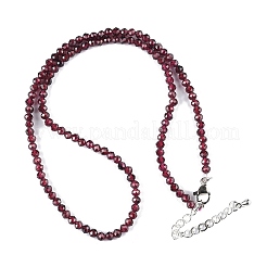 Grenat naturel colliers de perles&nbsp;NJEW-K114-B-A04