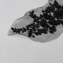 Полиэстер пайетки вышитые ткань пришивные заплатки&nbsp;PATC-WH20001-11D