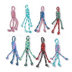 8 шт. подвесные украшения из парашютного шнура из полиэстера и спандекса HJEW-JM03792