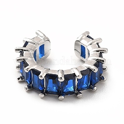 Orecchini polsino tennis in zirconi cubici&nbsp;EJEW-K093-09P